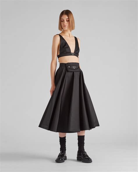 prada nylon skirt